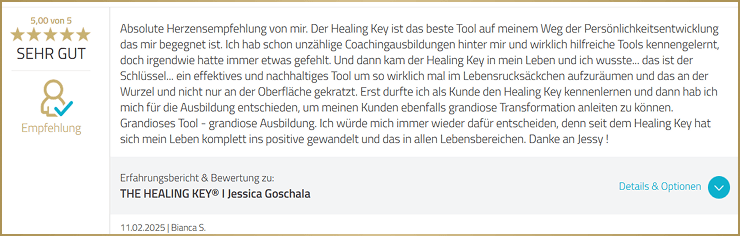 Nachricht einer Teilnehmerin